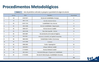 Procedimentos Metodológicos
104
 