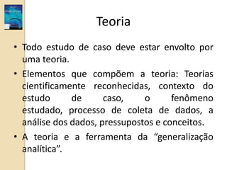 Metodologia de Pesquisa: Estudo de Caso para Yin e para STAKE (comparativo)