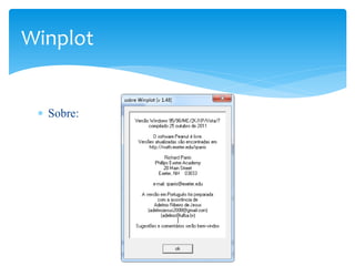 Winplot


 ∗ Sobre:
 