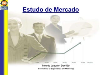 Estudo de Mercado
Moisés Joaquim Damião
Economista e Especialista em Marketing
 