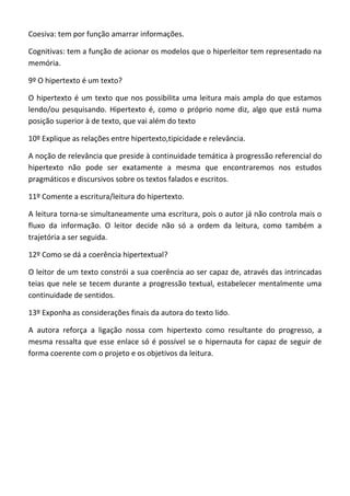 Estudo dirigido portugues valendo