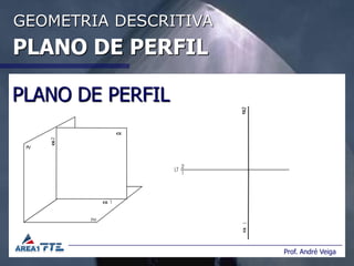 GEOMETRIA DESCRITIVA
PLANO DE PERFIL

PLANO DE PERFIL




                       Prof. André Veiga
 