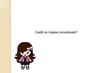 Cadê os mapas conceituais?
 