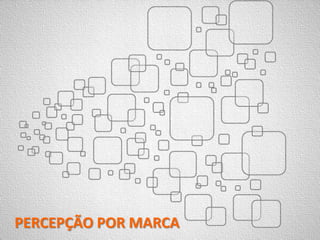 PERCEPÇÃO POR MARCA
 