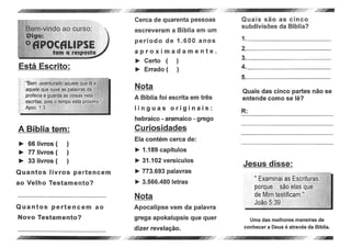 Estudos bíblicos   apocalipse a resposta