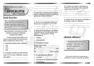 Estudos bíblicos   apocalipse a resposta