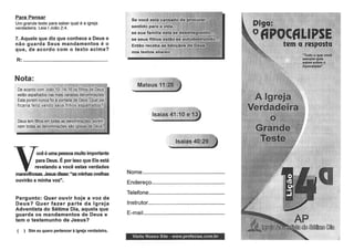 Estudos bíblicos   apocalipse a resposta