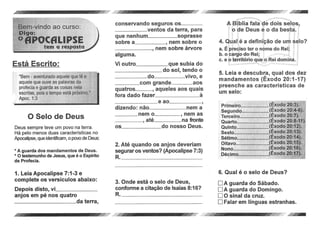 Estudos bíblicos   apocalipse a resposta