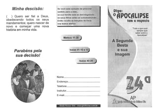 Estudos bíblicos   apocalipse a resposta