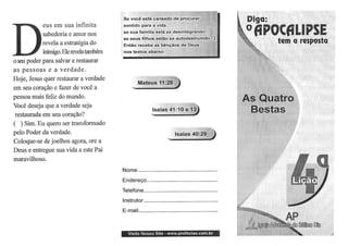 Estudos bíblicos   apocalipse a resposta