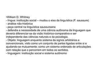  Franz Bopp: hipótese do parentesco linguístico