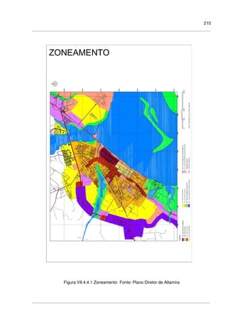210
Figura VII.4.4.1 Zoneamento Fonte: Plano Diretor de Altamira
 