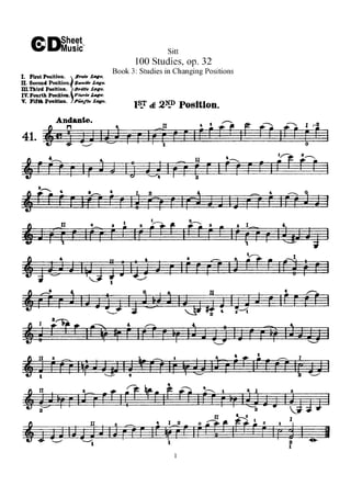 Estudos livro iii op.32   sitt  (www.sheetmusic-violin.blogspot.com)