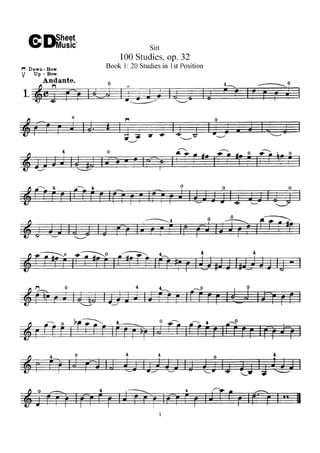 Estudos livro i op.32   sitt (www.sheetmusic-violin.blogspot.com)