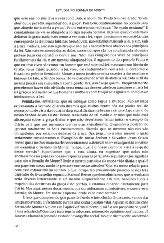 Estudos no sermão do monte   d.m.lloyd jones