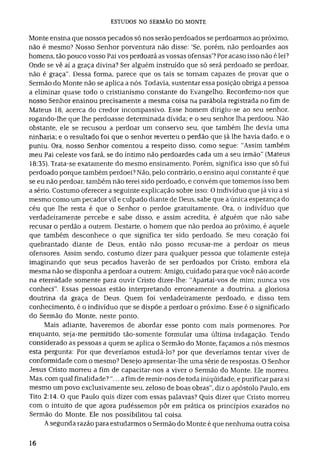 Estudos no sermão do monte   d.m.lloyd jones