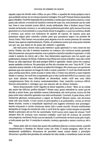 Estudos no sermão do monte   d.m.lloyd jones