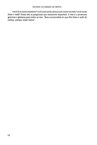 Estudos no sermão do monte   d.m.lloyd jones