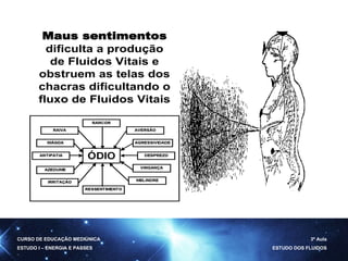 CURSO DE EDUCAÇÃO MEDIÚNICA ESTUDO I – ENERGIA E PASSES 3ª Aula ESTUDO DOS FLUIDOS 
