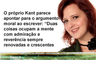 Estudo bíblico universitário tema 3