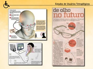 Estudos de Usuários Tetraplégicos
 
