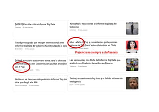 Correlación no implica Causalidad
Presencia no siempre es Influencia
 