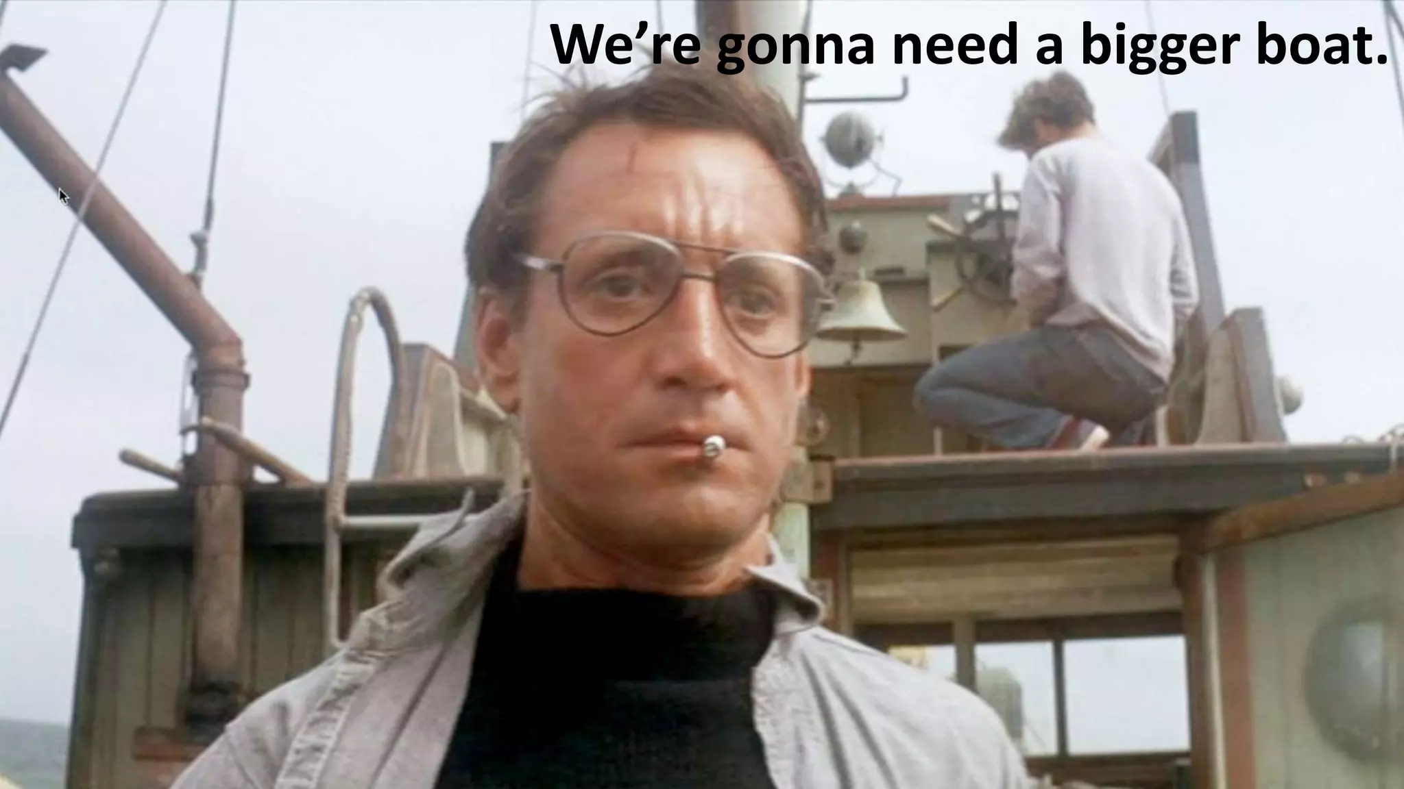 36
Administering complex tech=hard.DATA BREACH COST: $154 on average per record.
We’re gonna need a bigger boat.
 