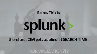 Splunk for Enterprise Security featuring UBA Breakout Session | PPTX