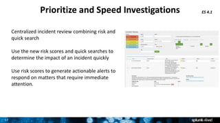Splunk for Enterprise Security and User Behavior Analytics | PPTX