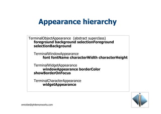 Terminal Widgets | PDF