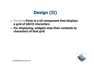 Terminal Widgets | PDF