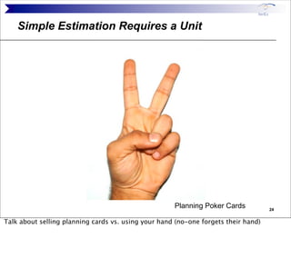 Simple Estimation Requires a Unit




                                                     Planning Poker Cards           ...