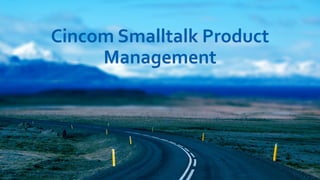 Cincom Smalltalk Product
Management
 