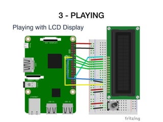 3 - PLAYING
Playing with LCD Display
 
 
 