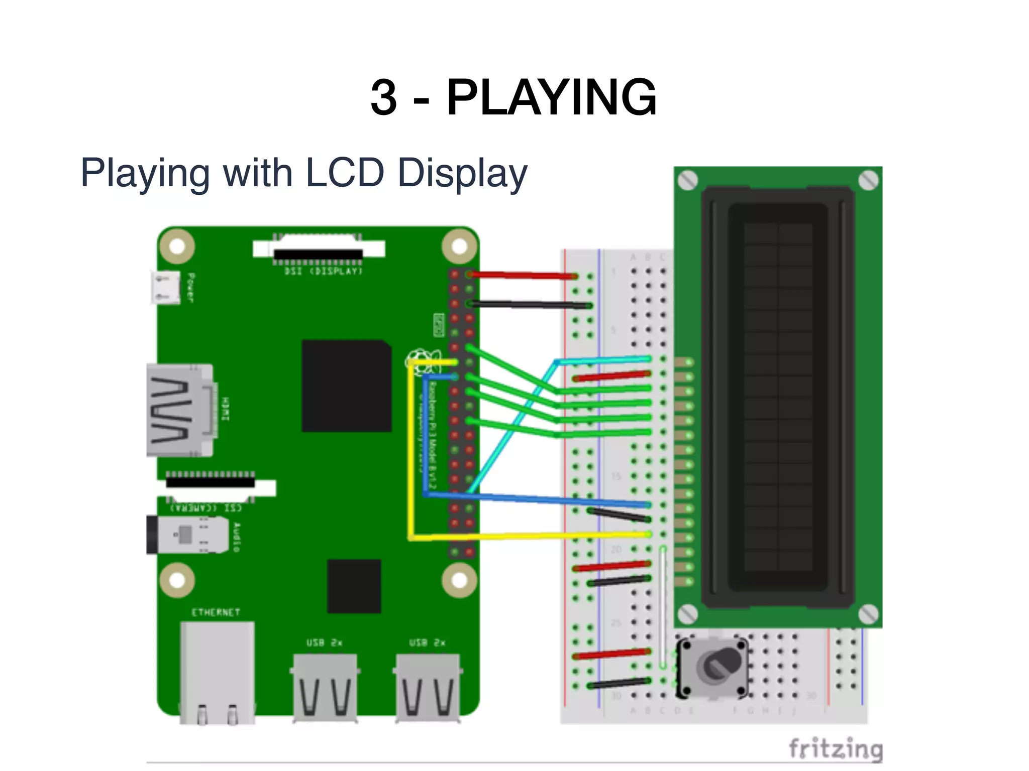 3 - PLAYING
Playing with LCD Display
 
 
 