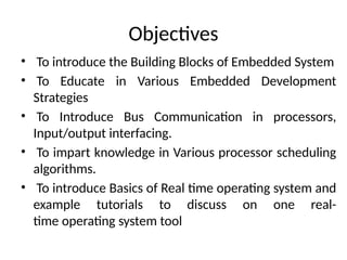 Real-Time Operating System (RTOS) An RTOS provides task scheduling ...