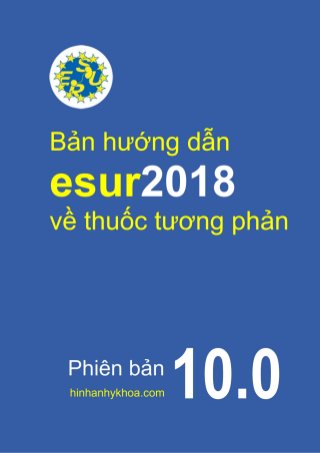 Huong dan ESUR 2018 ve thuoc tuong phan (Tieng Viet)