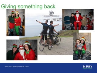 Giving something back
 