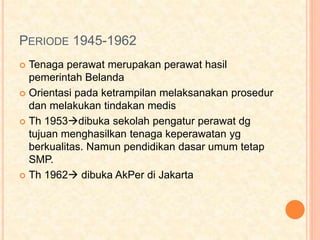 Sejarah perkembangan keperawatan | PPTX
