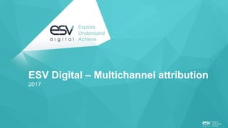 ESV Digital – Multichannel attribution
2017
 