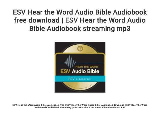 download esv audio bible mp3 files