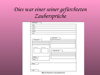 Dies war einer seiner gefürchteten Zaubersprüche 