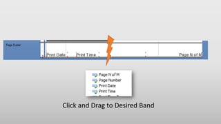 Click and Drag to Desired Band
 