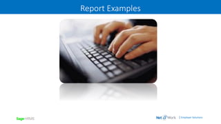 | Employer Solutions
Report Examples
 