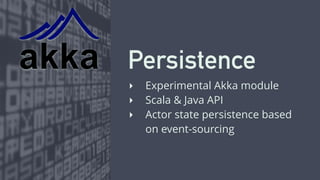 Event-sourced architectures with Akka | PDF