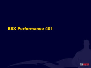 ESX Performance 401 
