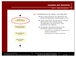 Ingeniería del Software de Gestión. Tema 3