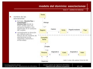 Ingeniería del Software de Gestión. Tema 3