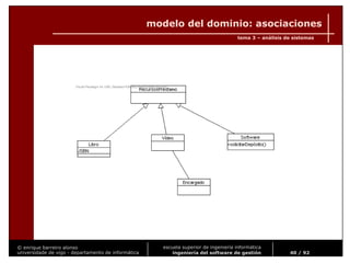 Ingeniería del Software de Gestión. Tema 3