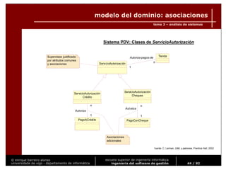 Ingeniería del Software de Gestión. Tema 3